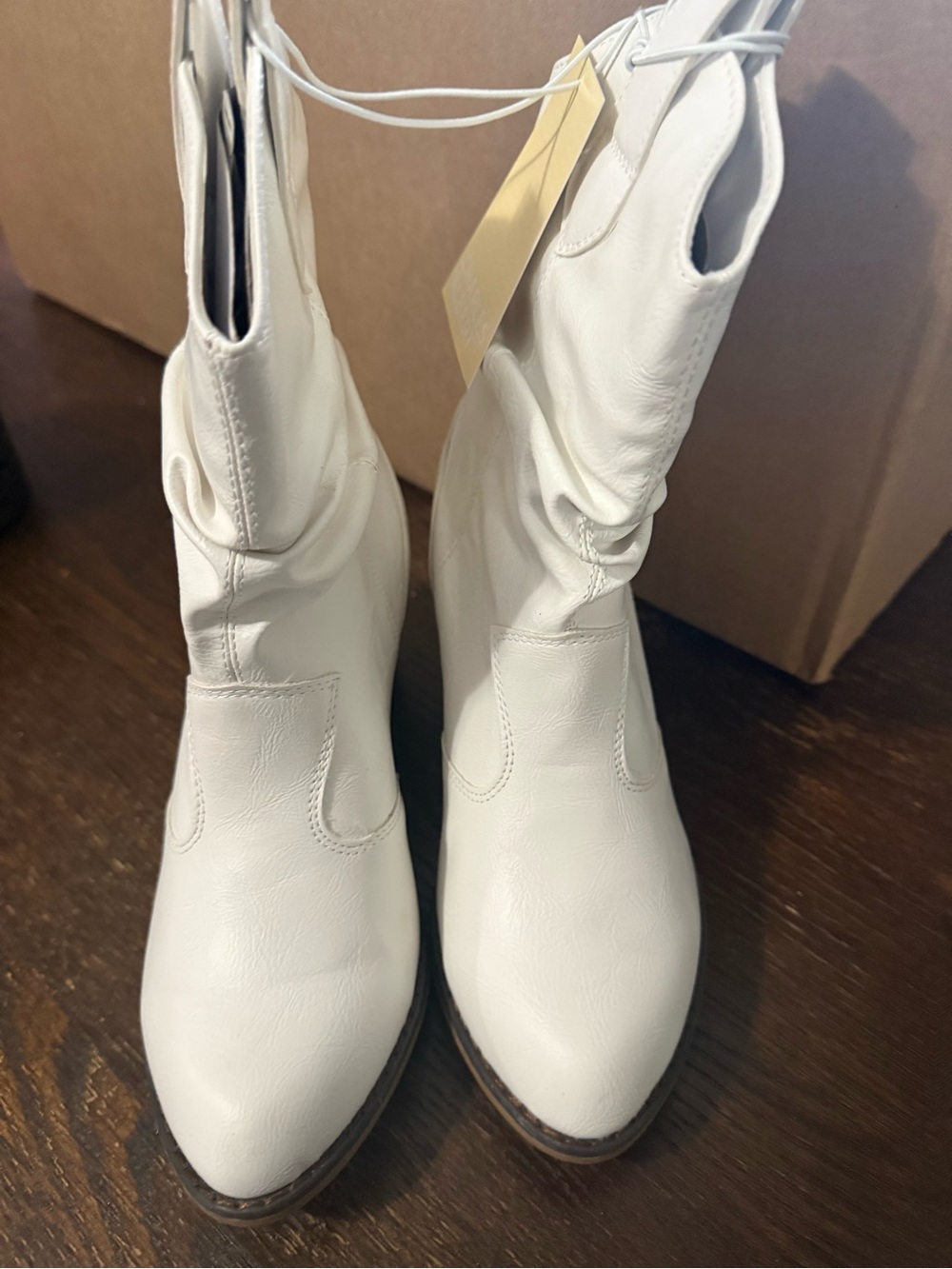 Charles Albert White Women's Ankle Boots